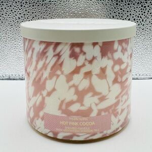 Bath & Body Works Hot Pink Cocoa 3 Wick Candle